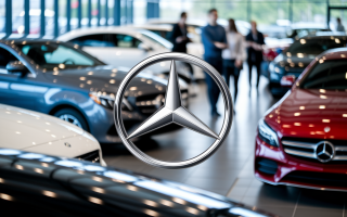 flou-showroom-voitures-logo-mercedes