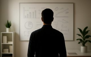 silhouette-tableau-bureau-moderne-minimaliste