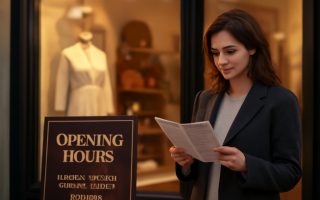 personne-prospectus-boutique-panneau-horaires