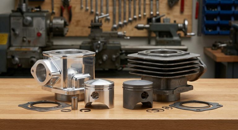 Kit cylindre 50cc : aluminium ou fonte, comment choisir selon votre usage
