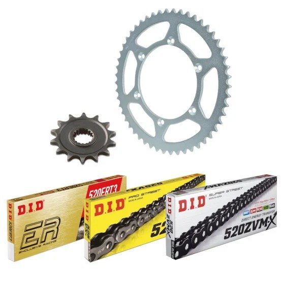 Gamme de kits chaine DID ER, FRT3, VX3 et ZVM-X